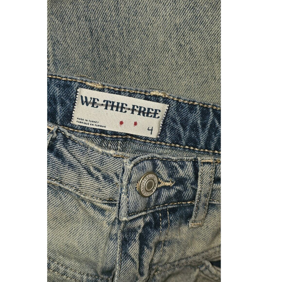 New FREE PEOPLE We The Free Come As You Are Denim Maxi Skirt $118 SIZE 4 Neptune - Picture 6 of 6